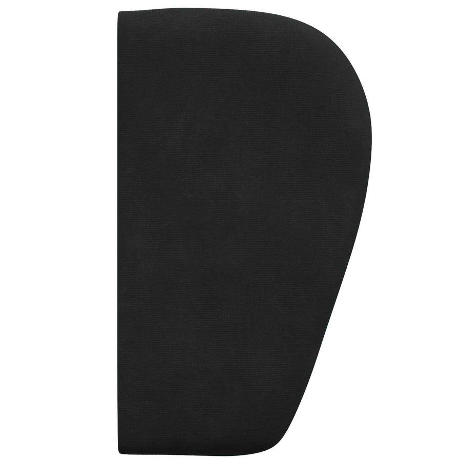 Hoofdbord oor Zwart 40 x 23 x 6 cm Fluweel