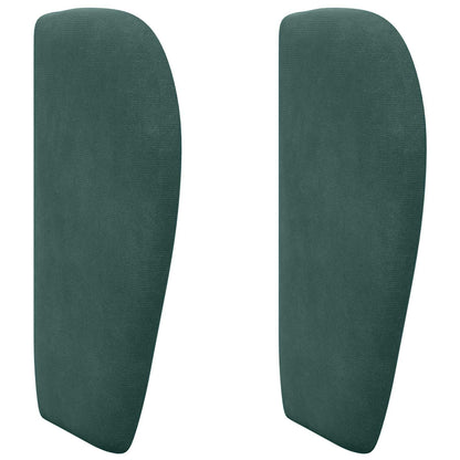 Hoofdbord oor Groen 40 x 23 x 6 cm Fluweel