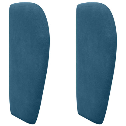Hoofdbord oor Blauw 40 x 23 x 6 cm Fluweel