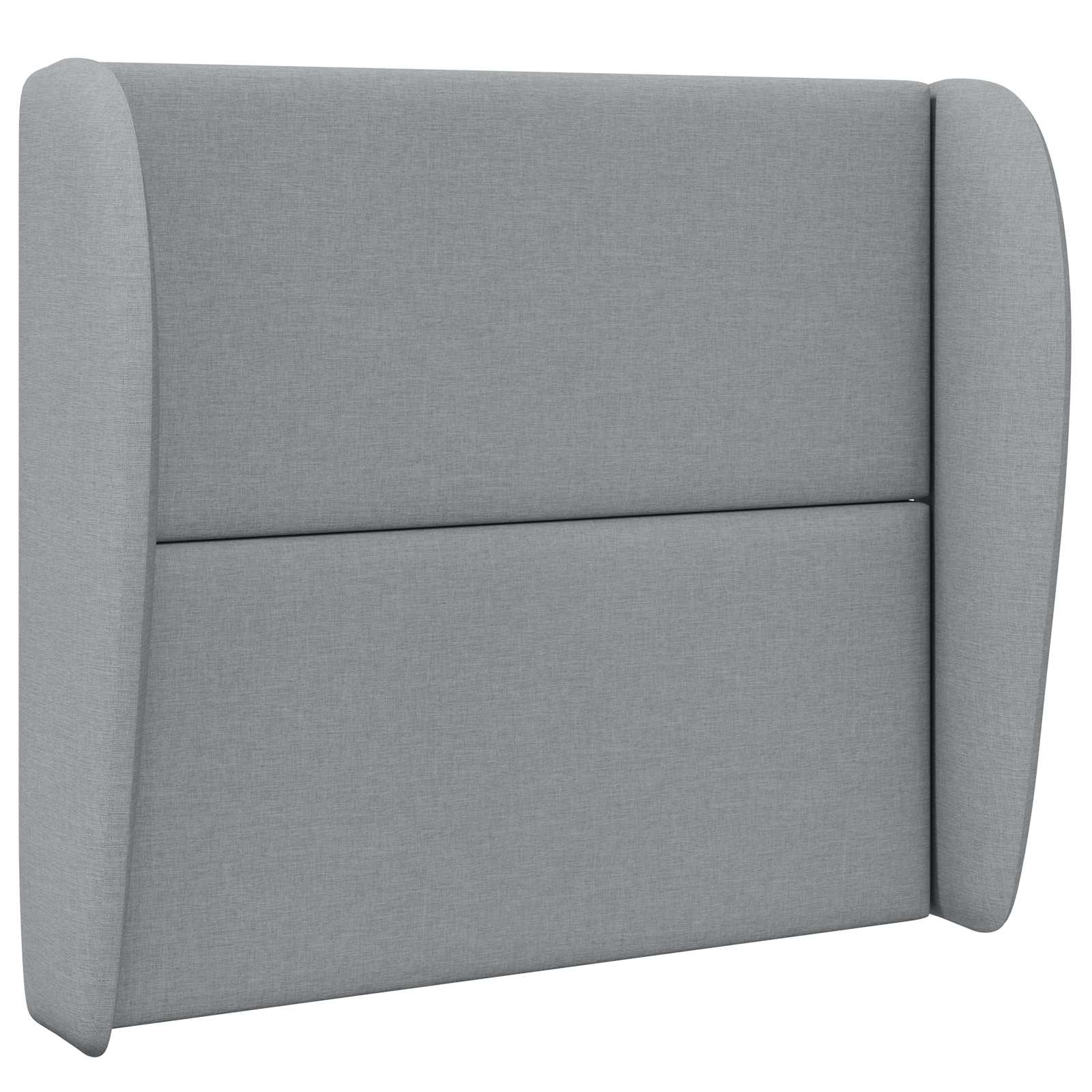 Hoofdbord oor Lichtgrijs 80 x 23 x 6 cm Stof