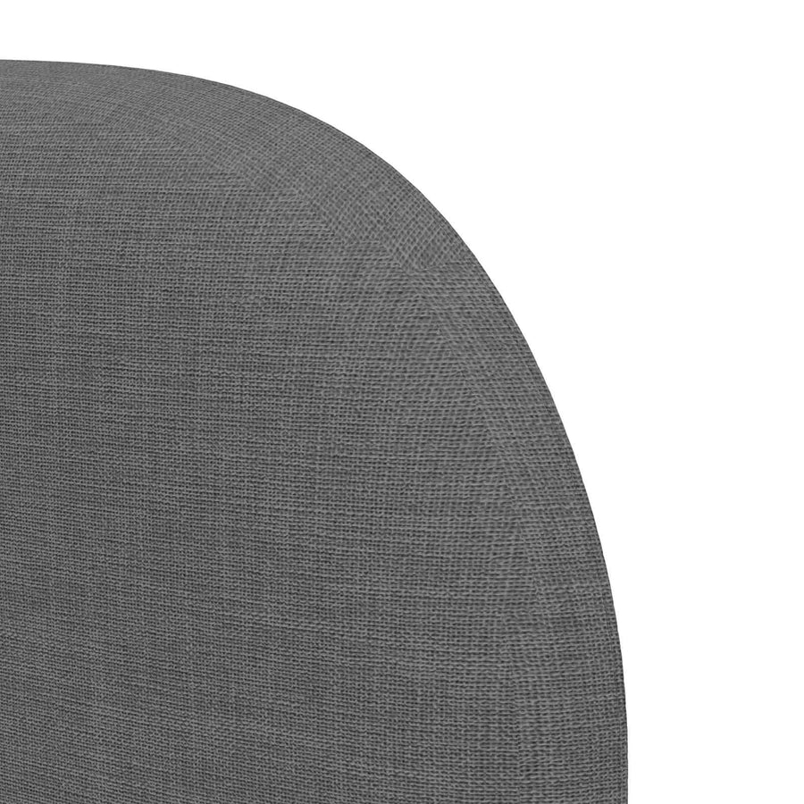Hoofdbord oor Dim Grijs 80 x 23 x 6 cm Stof