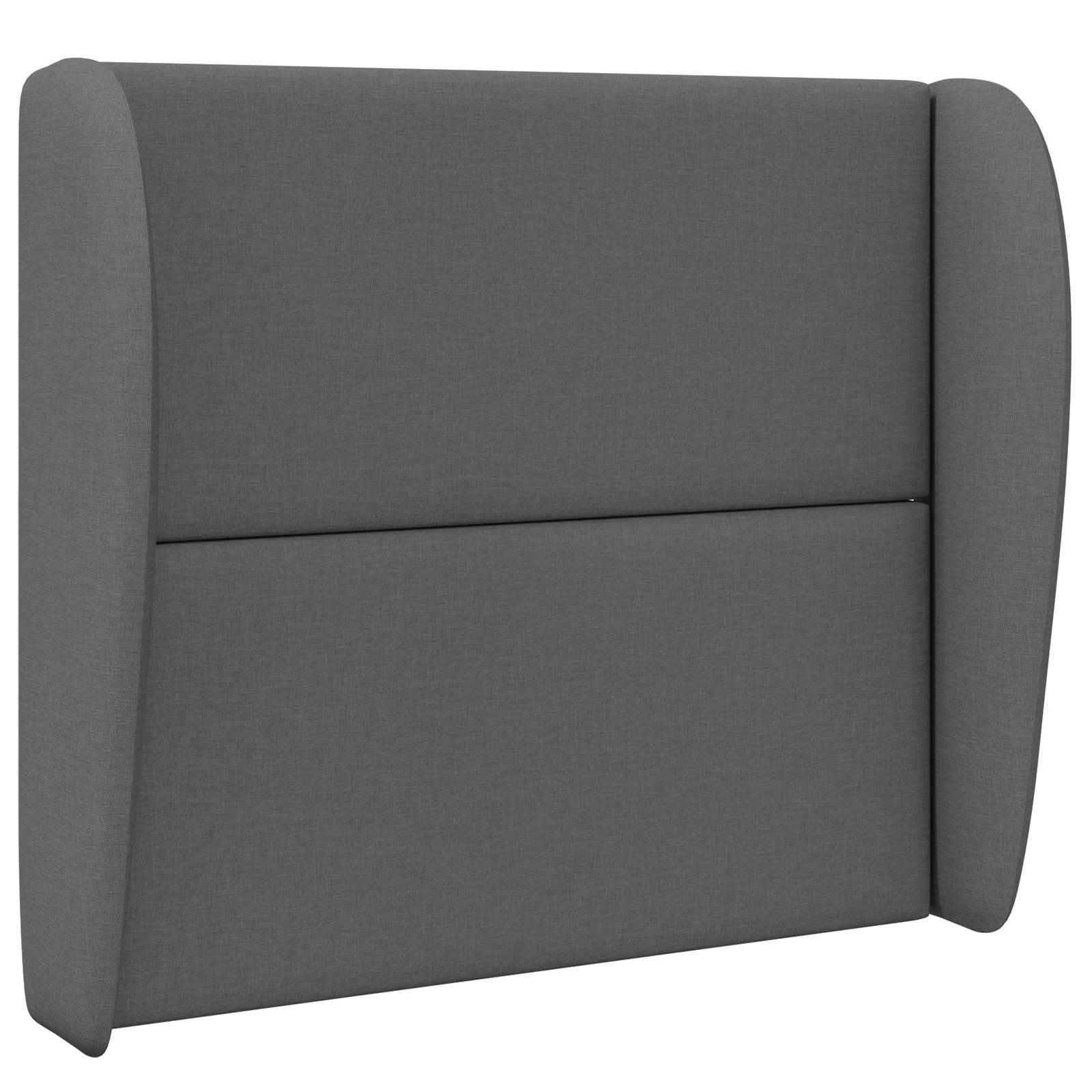 Hoofdbord oor Dim Grijs 80 x 23 x 6 cm Stof