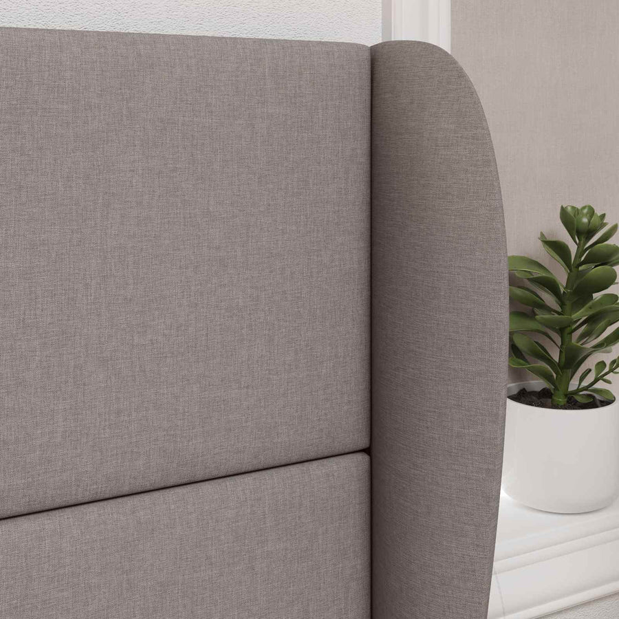 Hoofdbord oor Beige 80 x 23 x 6 cm Stof