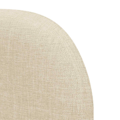 Hoofdbord oor Crème 80 x 23 x 6 cm Stof
