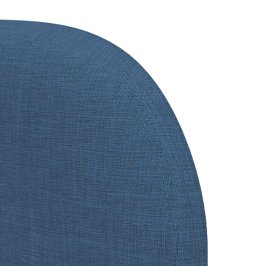 Hoofdbord oor Blauw 80 x 23 x 6 cm Stof