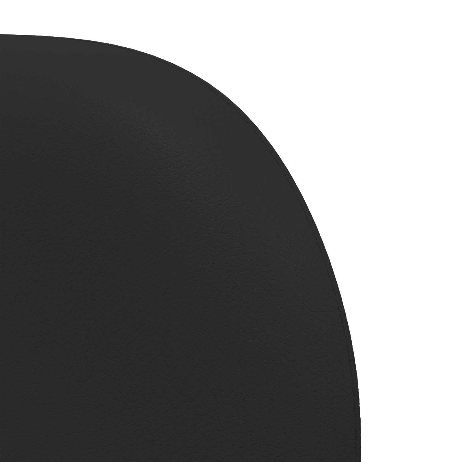Hoofdbord oor Zwart 80 x 23 x 6 cm PVC