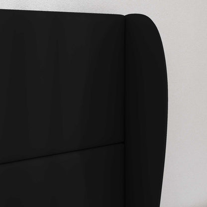 Hoofdbord oor Zwart 80 x 23 x 6 cm PVC