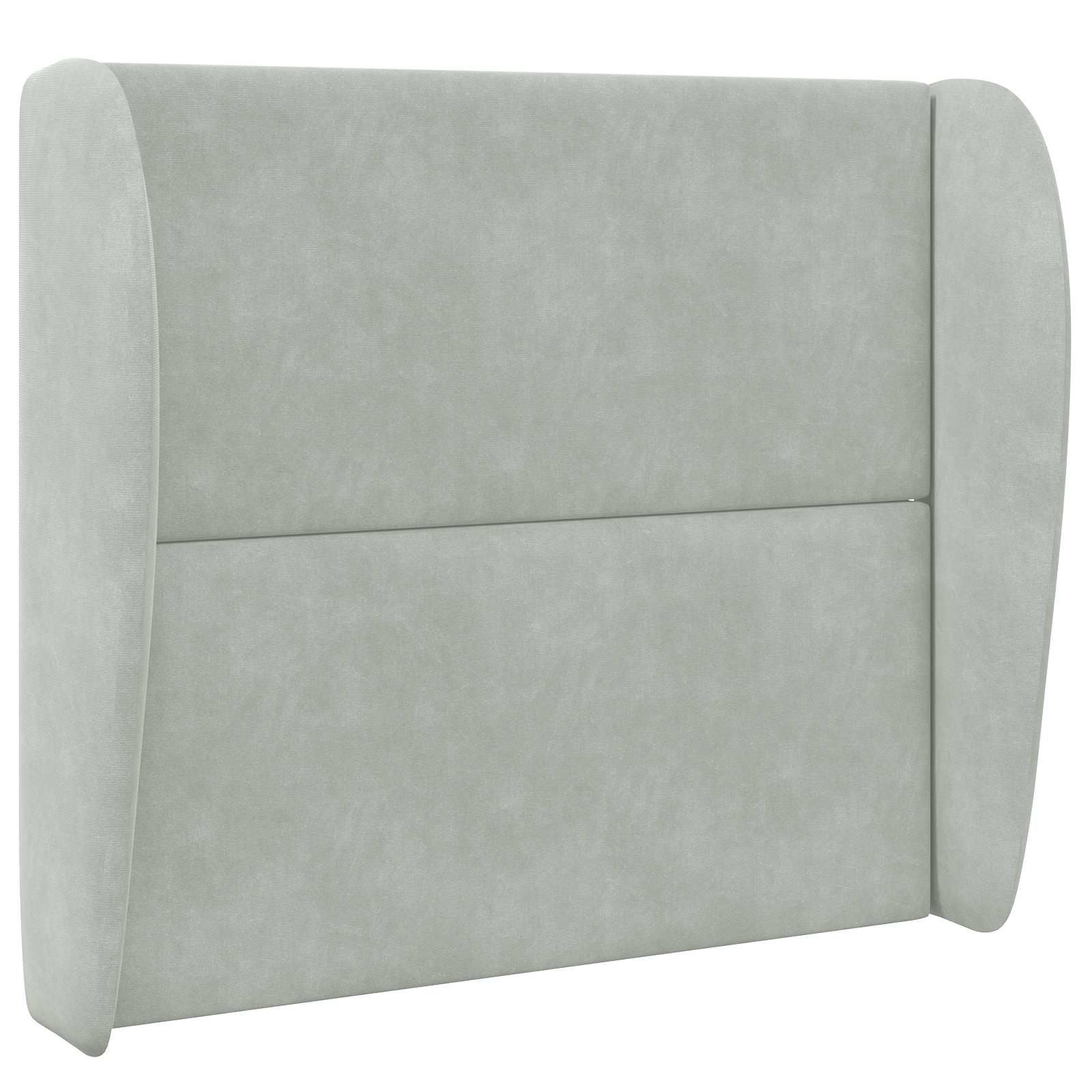 Hoofdbord oor Lichtgrijs 80 x 23 x 6 cm Fluweel