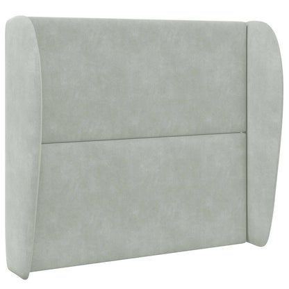 Hoofdbord oor Lichtgrijs 80 x 23 x 6 cm Fluweel