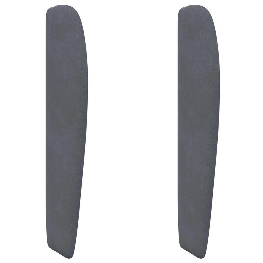Hoofdbord oor Dim Grijs 80 x 23 x 6 cm Fluweel