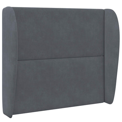 Hoofdbord oor Dim Grijs 80 x 23 x 6 cm Fluweel