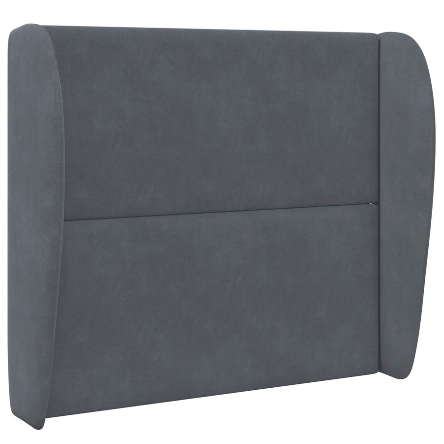 Hoofdbord oor Dim Grijs 80 x 23 x 6 cm Fluweel