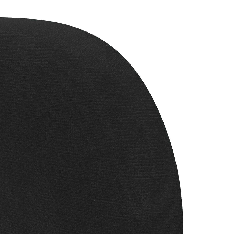 Hoofdbord oor Zwart 80 x 23 x 6 cm Fluweel