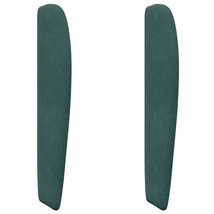 Hoofdbord oor Groen 80 x 23 x 6 cm Fluweel