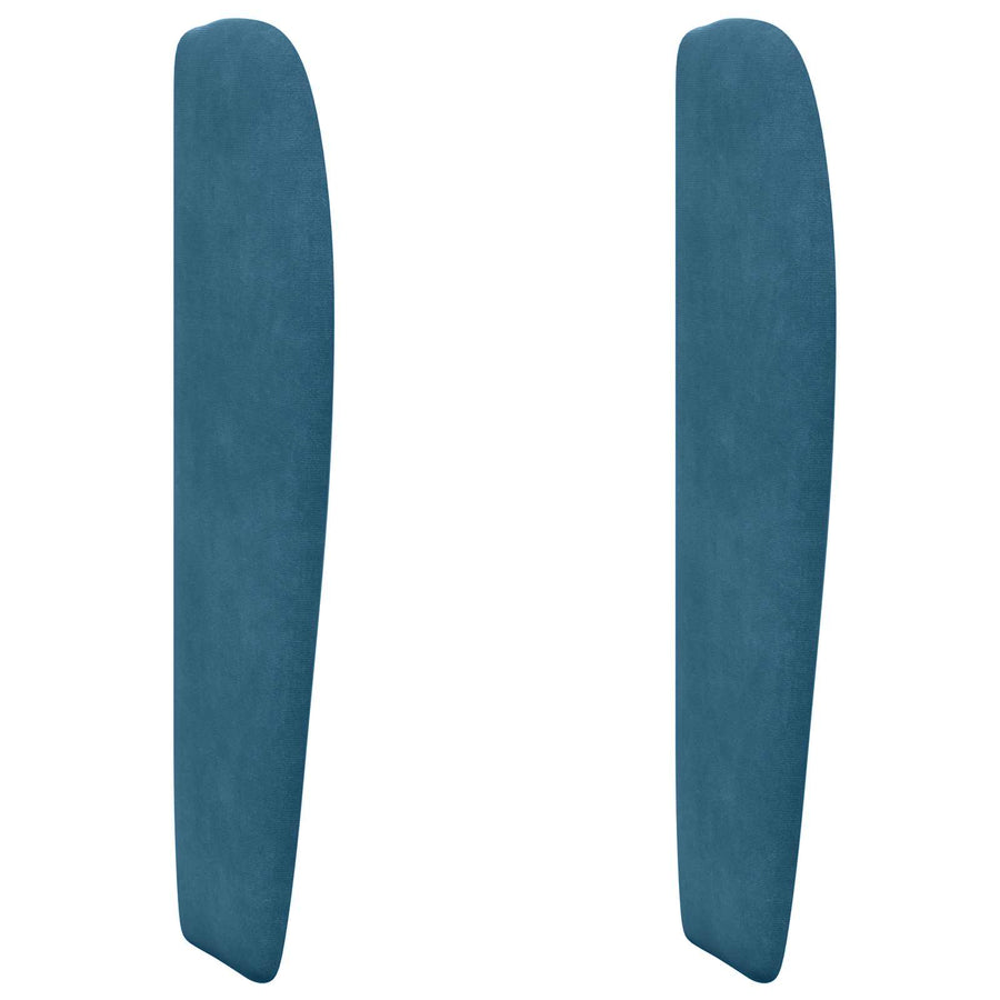 Hoofdbord oor Blauw 80 x 23 x 6 cm Fluweel