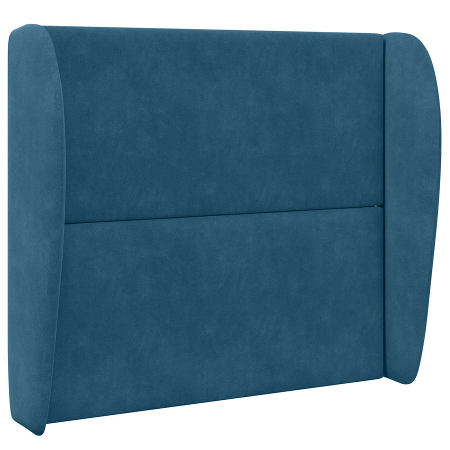 Hoofdbord oor Blauw 80 x 23 x 6 cm Fluweel