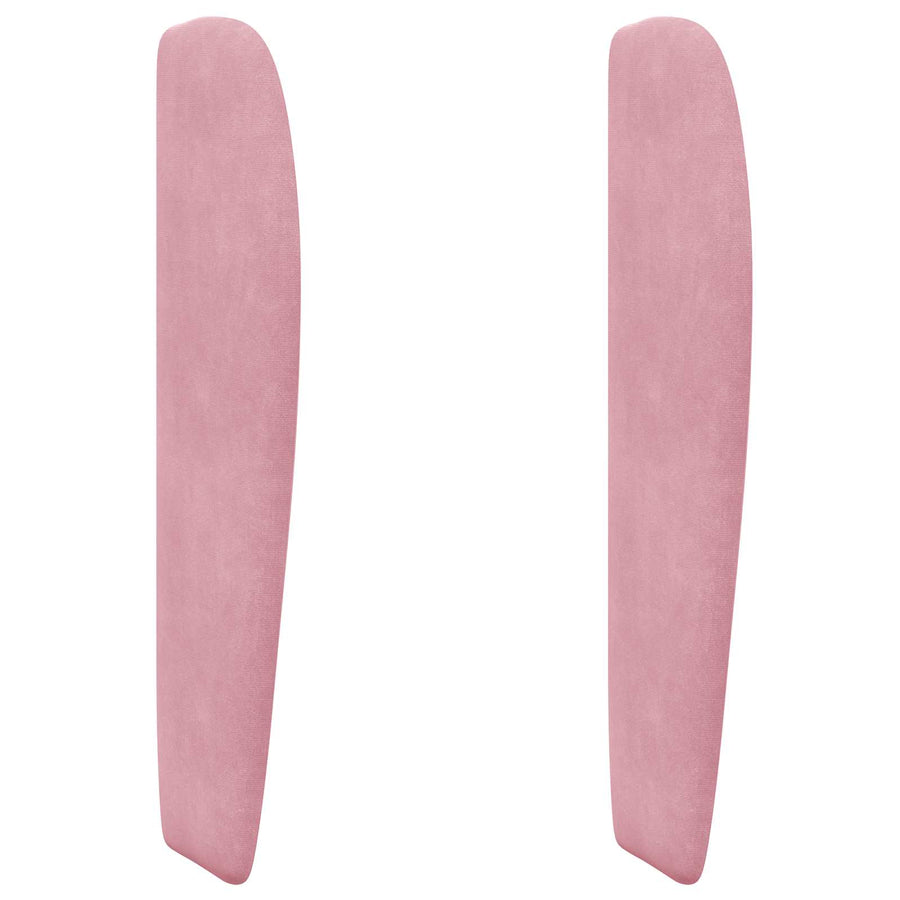 Hoofdbord oor Roze 80 x 23 x 6 cm Fluweel