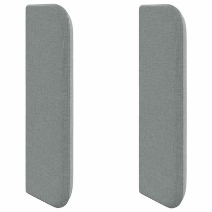Hoofdbord oor met hoofdeinde Grijs 40,5 x 40,5 x 4 cm Stof