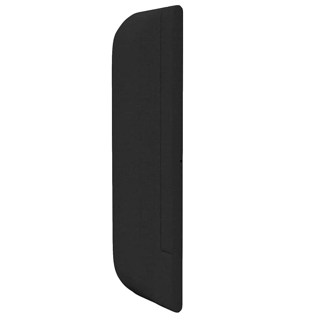 Hoofdbord met hoofdeinde Zwart 40.5 x 4 x 40.5 cm Stof
