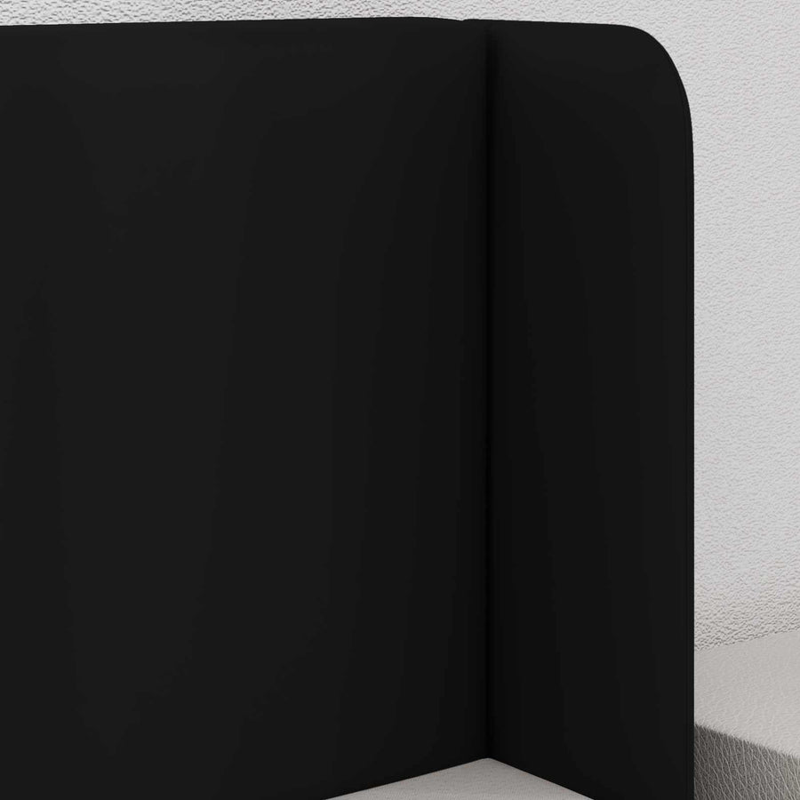 Hoofdbord oor Zwart 40,5 x 40,5 x 4 cm PVC