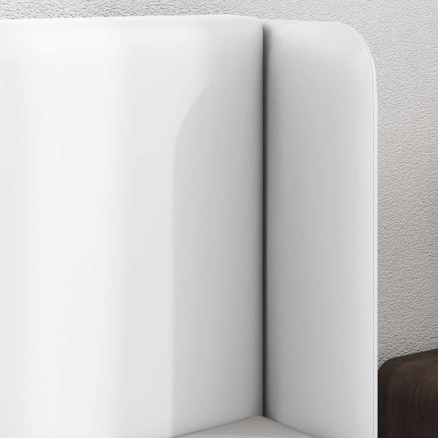 Hoofdbord oor Wit 40,5 x 40,5 x 4 cm PVC