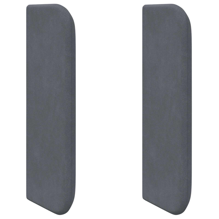 Hoofdbord oor Grijs 40,5 x 40,5 x 4 cm Fluweel