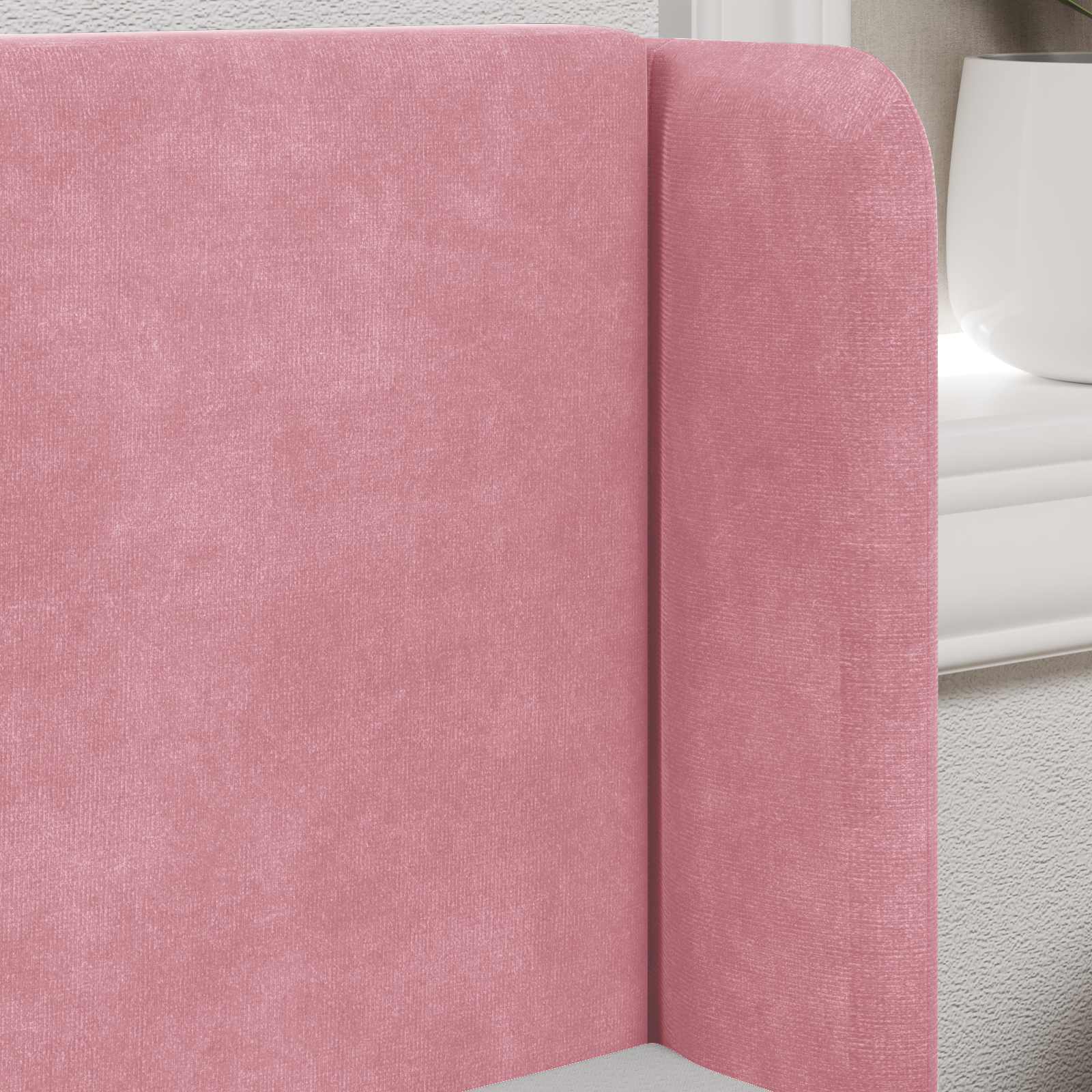 Hoofdbord oor Roze 40,5 x 40,5 x 4 cm Fluweel