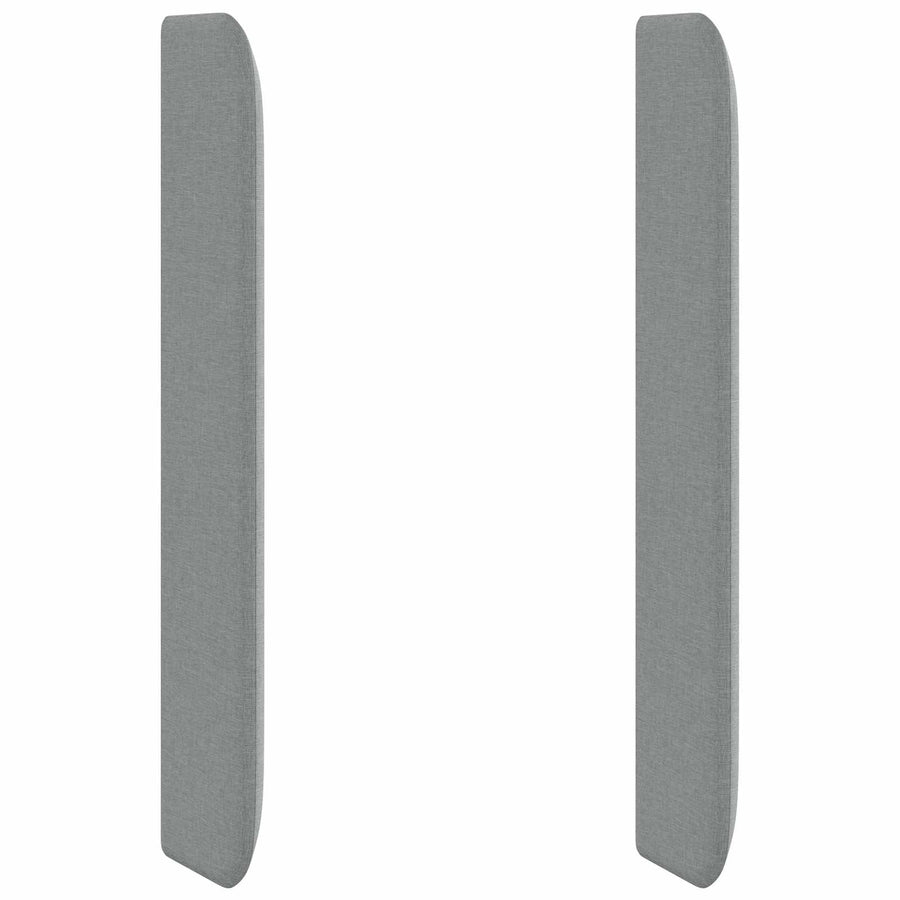 Hoofdbord oor Lichtgrijs 80 x 16 x 4 cm Stof