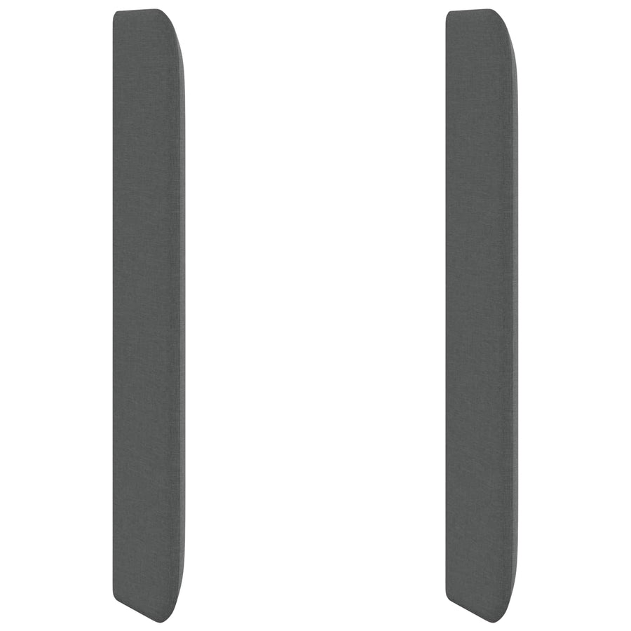 Hoofdbord oor Grijs 80 x 16 x 4 cm Stof
