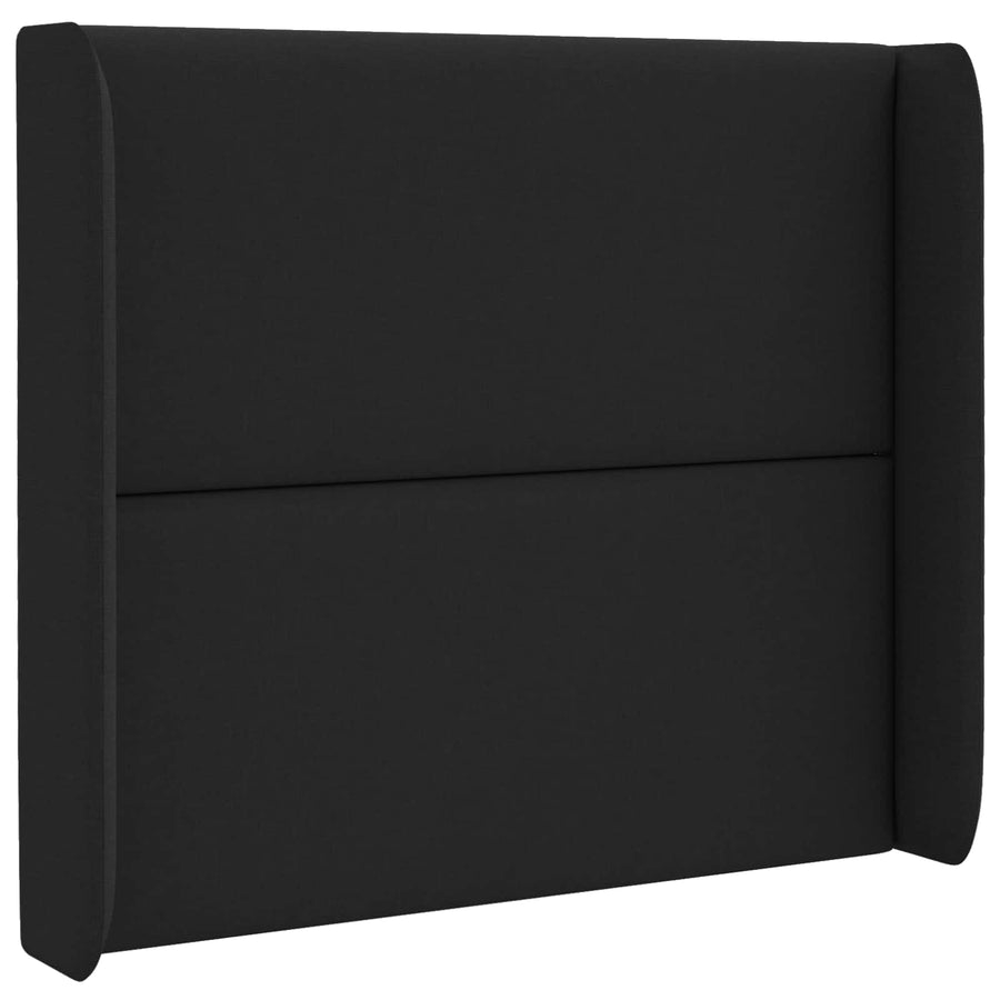 Hoofdbord oor Zwart 80 x 16 x 4 cm Stof