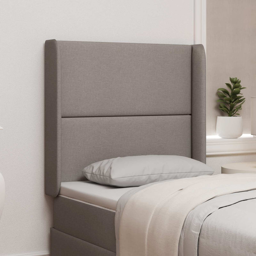 Hoofdbord oor Taupe 80 x 16 x 4 cm Stof