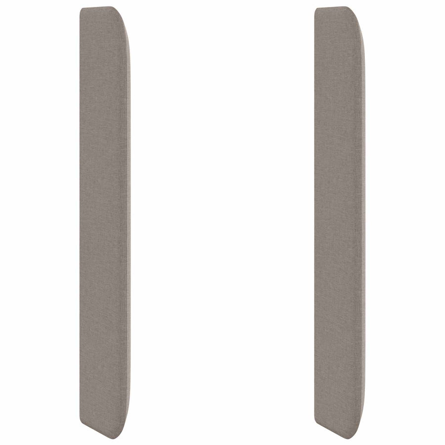 Hoofdbord oor Taupe 80 x 16 x 4 cm Stof