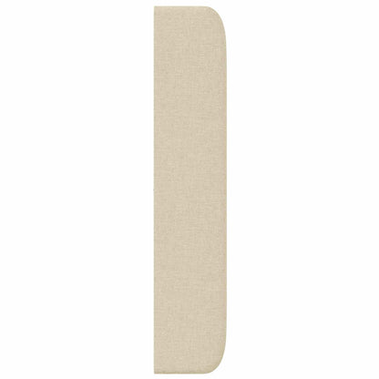 Hoofdbord oor Crème 80 x 16 x 4 cm Stof