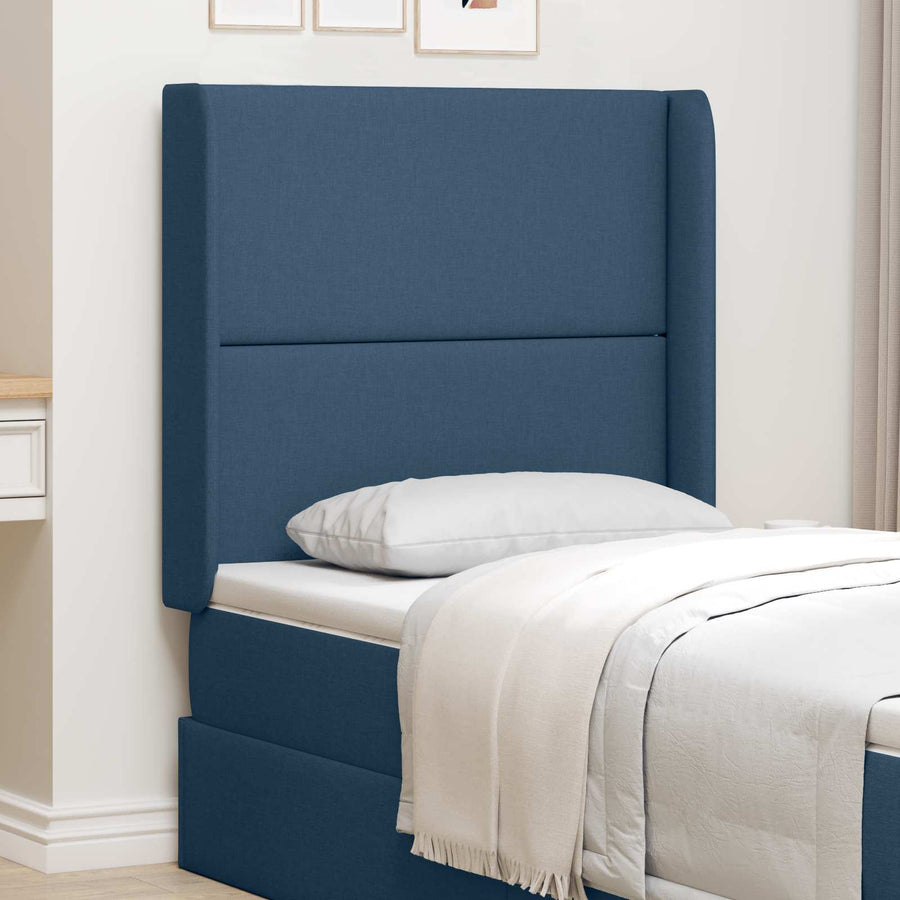 Hoofdbord oor Blauw 80 x 16 x 4 cm Stof