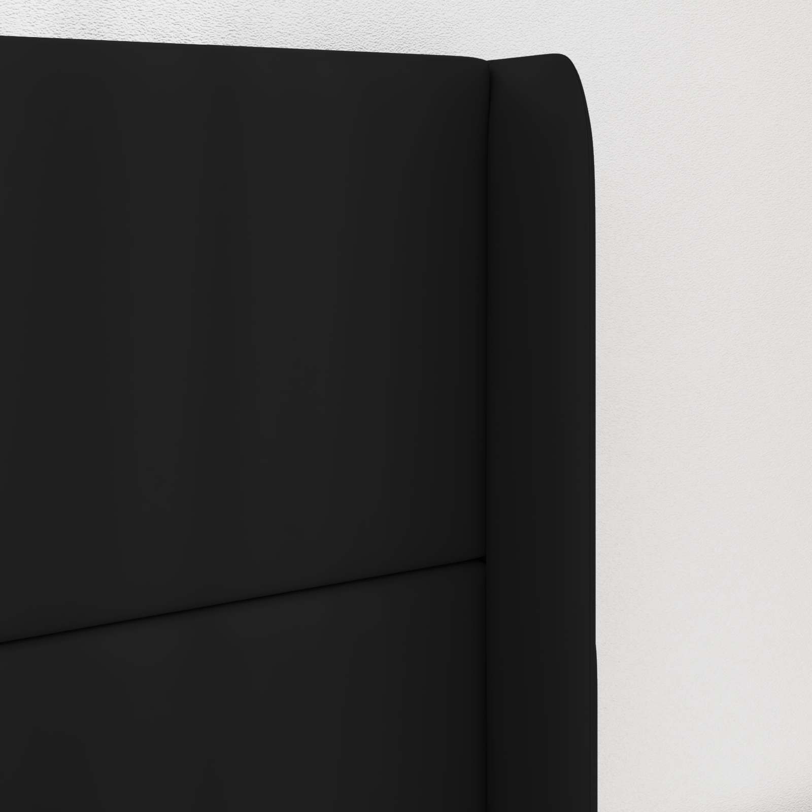 Hoofdbord oor Zwart 80 x 16 x 4 cm PVC
