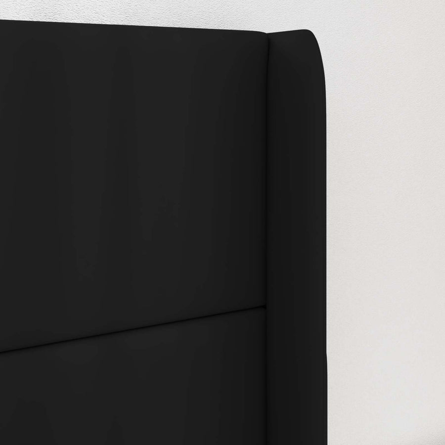 Hoofdbord oor Zwart 80 x 16 x 4 cm PVC