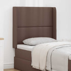 Hoofdbord 80x16x4 cm bruin PVC