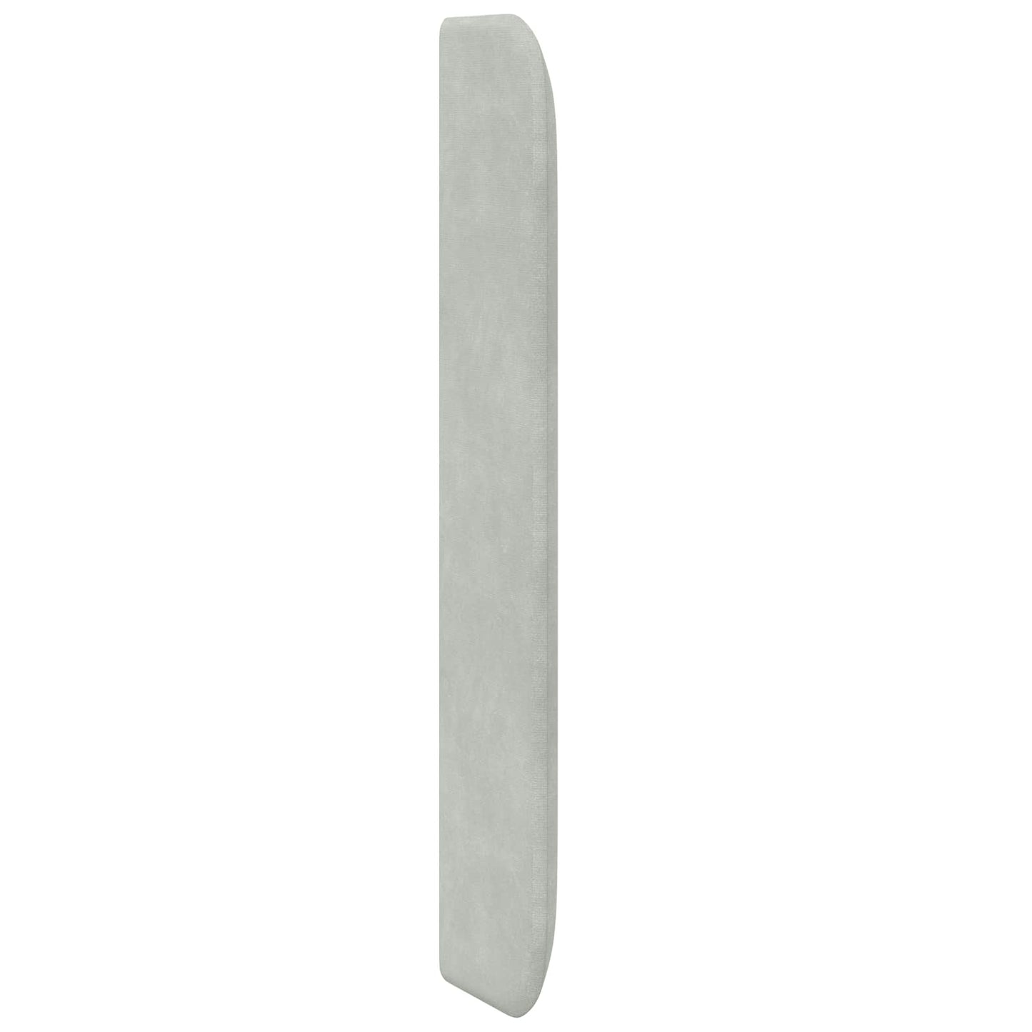 Hoofdbord oor Lichtgrijs 80 x 16 x 4 cm Fluweel