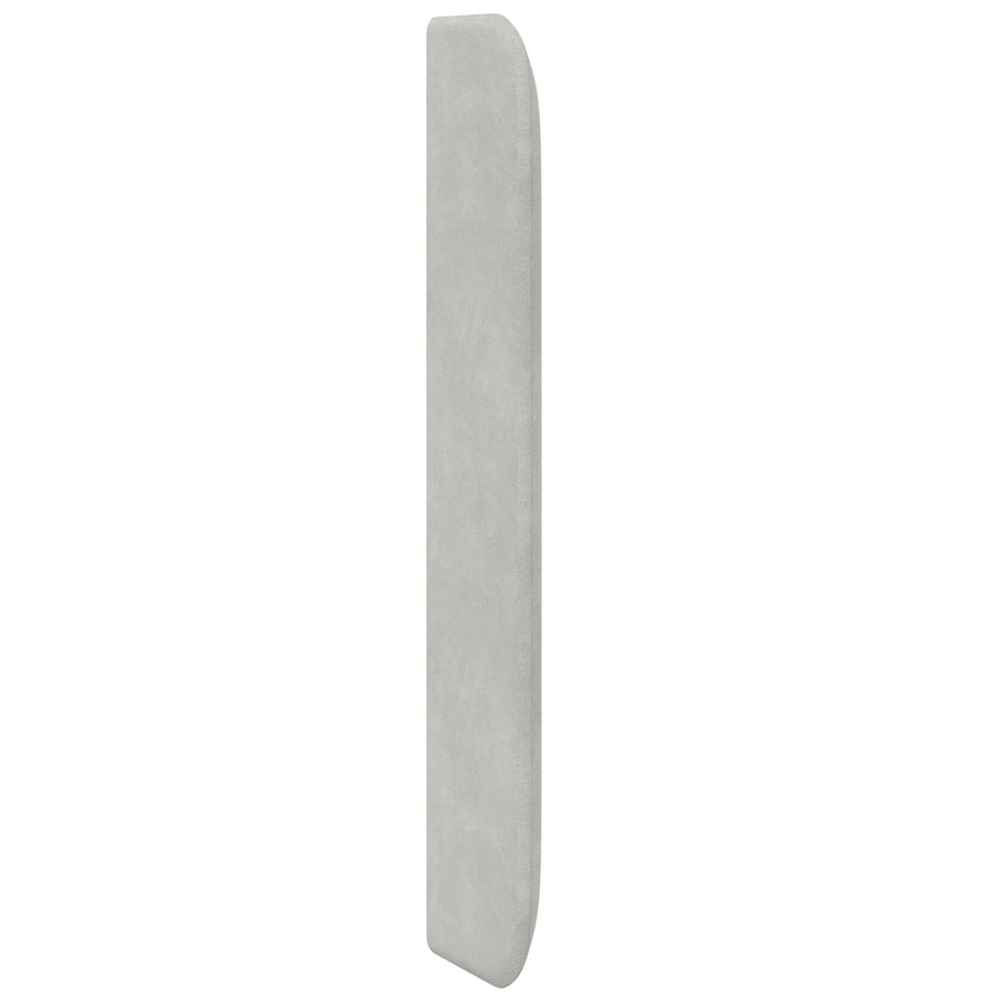 Hoofdbord oor Lichtgrijs 80 x 16 x 4 cm Fluweel