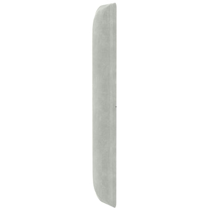 Hoofdbord oor Lichtgrijs 80 x 16 x 4 cm Fluweel