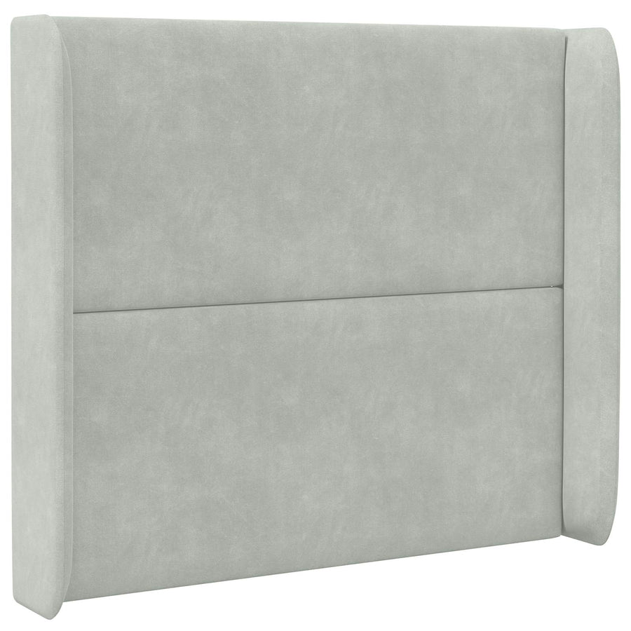 Hoofdbord oor Lichtgrijs 80 x 16 x 4 cm Fluweel