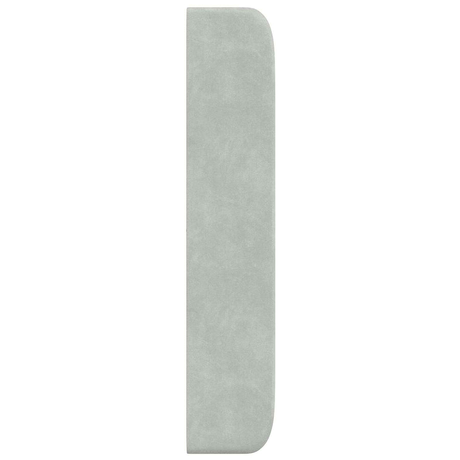 Hoofdbord oor Lichtgrijs 80 x 16 x 4 cm Fluweel