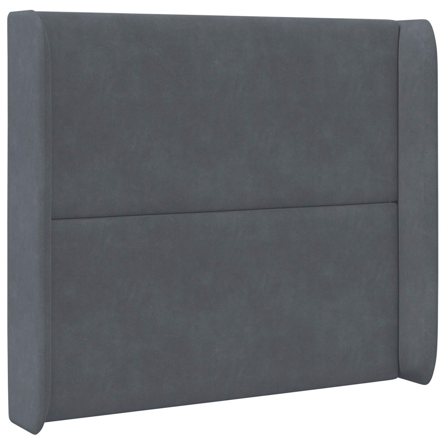 Hoofdbord oor Grijs 80 x 16 x 4 cm Fluweel