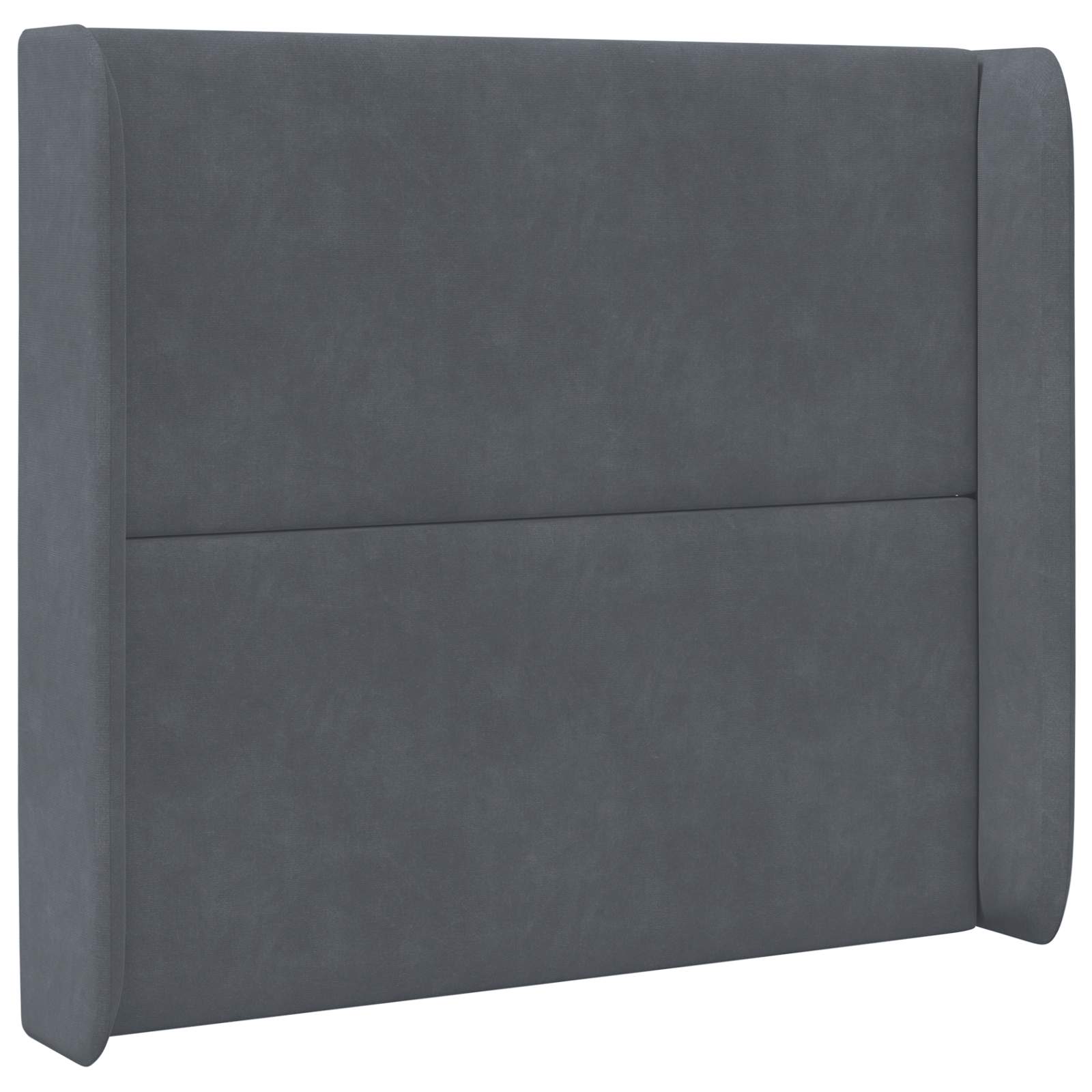 Hoofdbord oor Grijs 80 x 16 x 4 cm Fluweel