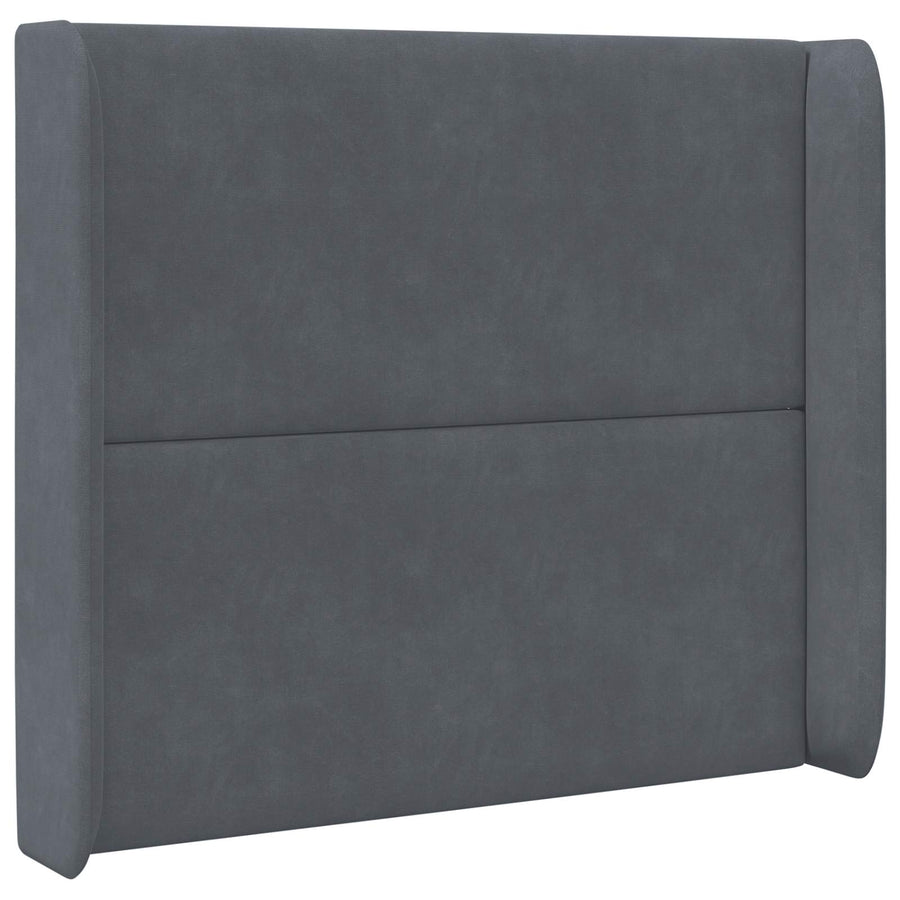 Hoofdbord oor Grijs 80 x 16 x 4 cm Fluweel
