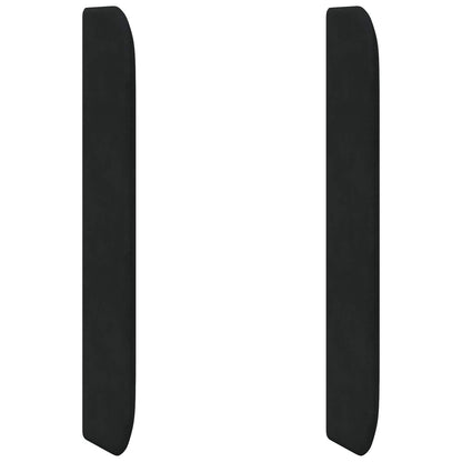 Hoofdbord oor Zwart 80 x 16 x 4 cm Fluweel