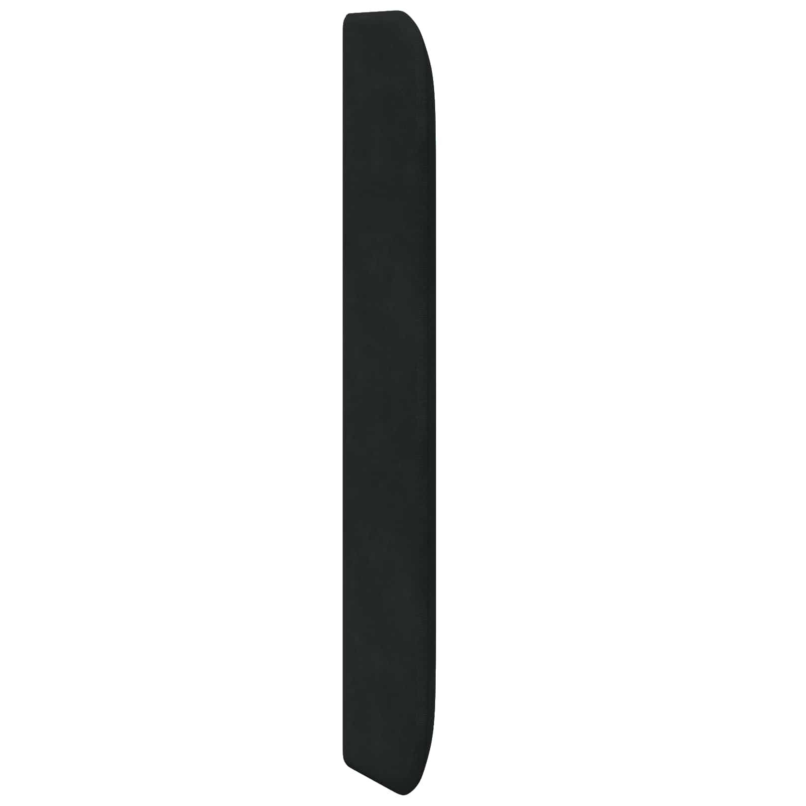 Hoofdbord oor Zwart 80 x 16 x 4 cm Fluweel