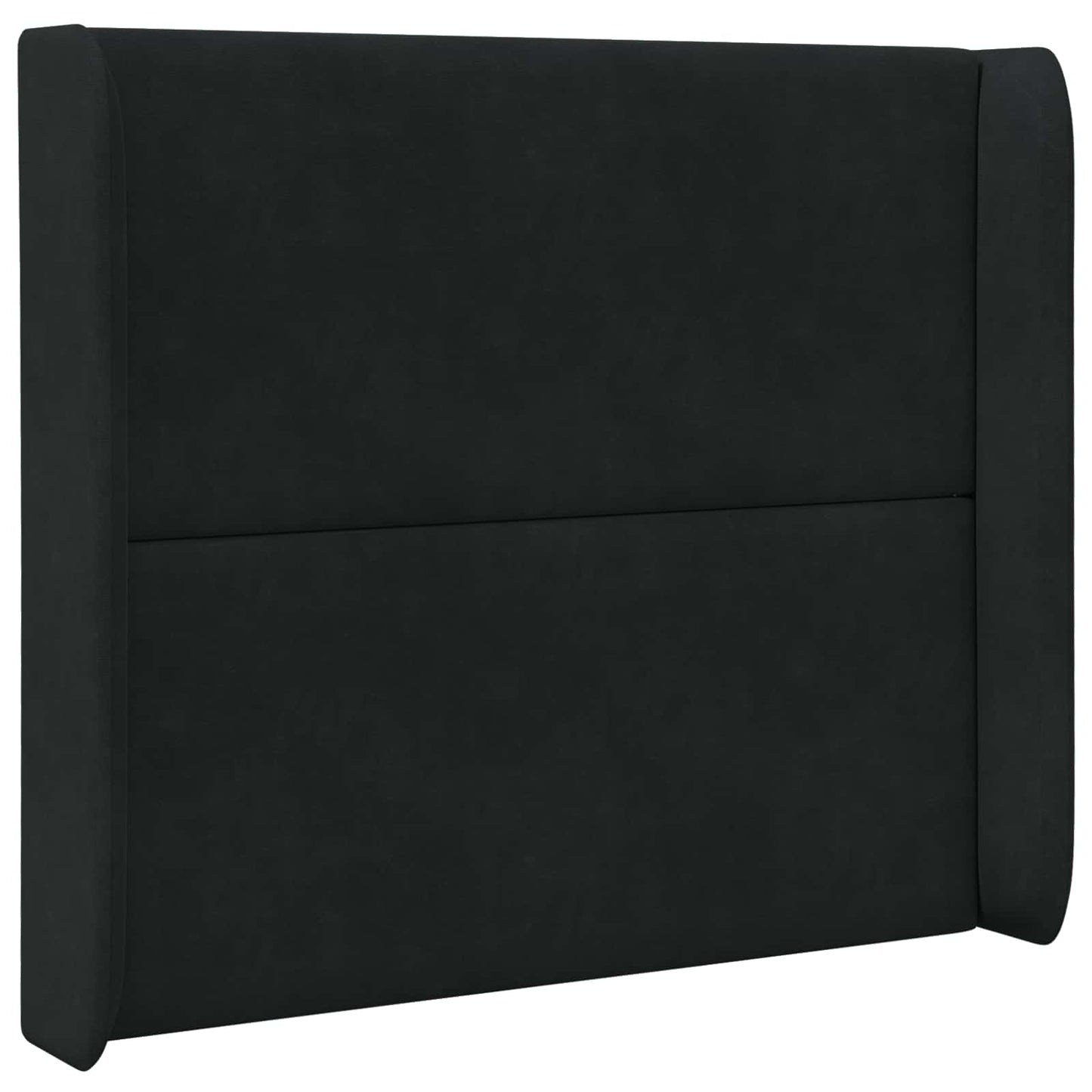 Hoofdbord oor Zwart 80 x 16 x 4 cm Fluweel