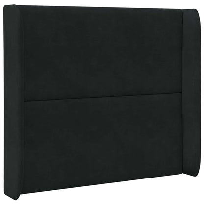 Hoofdbord oor Zwart 80 x 16 x 4 cm Fluweel
