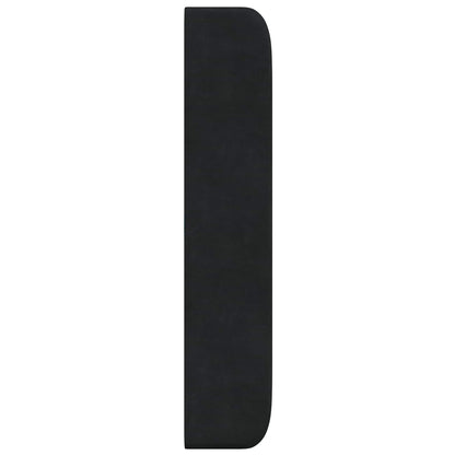 Hoofdbord oor Zwart 80 x 16 x 4 cm Fluweel